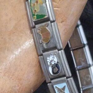 Italian Link Bracelet - vintage